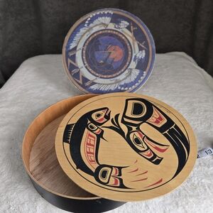 Clarence A. Wells Haida Bentwood Drum